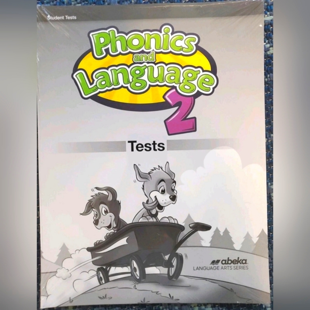 Abeka Phonics and Language 2 Test Book Tests- NEW SEALED A Beka